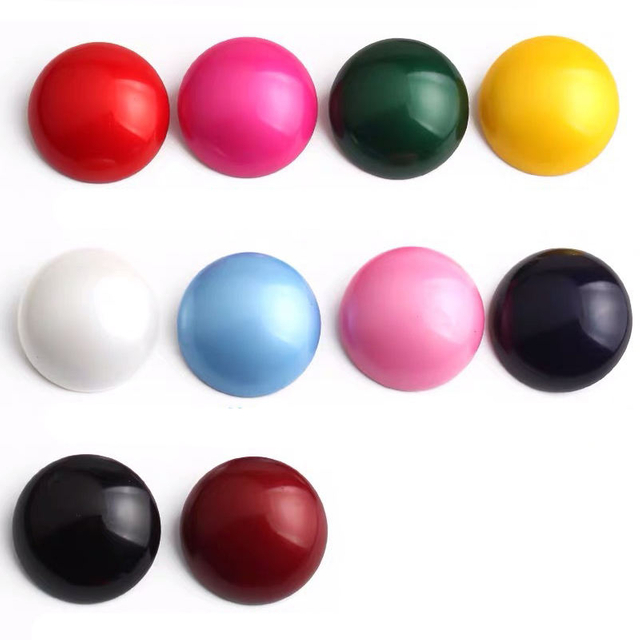 Produttori di bottoni in Cina Bottone con gambo in acrilico colorato a forma di fungo