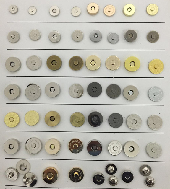 Gro&szlig;handel umweltfreundlicher, langlebiger runder magnetischer Druckknopf mit 18 mm und 14 mm Durchmesser