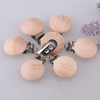 Clip en bois pour sucette en bois, taille personnalis&eacute;e, Clip en bois pour bretelles