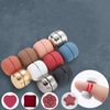 Bouton d'&eacute;pingles de s&eacute;curit&eacute; pour &eacute;charpe Hijab, aimant color&eacute; r&eacute;glable de 12.5mm, vente en gros