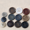 Disponibile Bottone rotondo in resina decorativa a 4 fori in plastica stile semplice all'ingrosso da 15 mm 20 mm per camicia