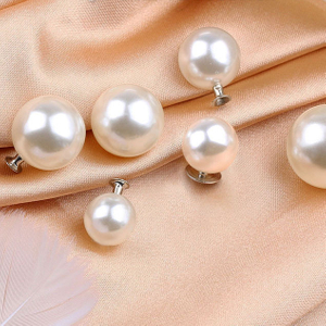 Rivets ou vis &agrave; la mode, boutons en perles sans couture pour v&ecirc;tements, 8mm, 10mm, 12mm, 14mm, 16mm