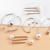 Fibbia a clip in metallo staccabile di forma irregolare per costumi da bagno, costumi da bagno, sciarpe