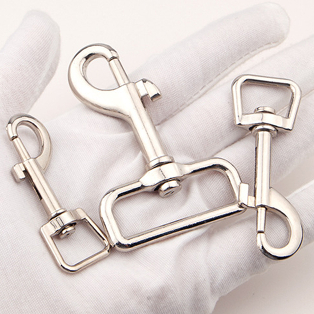 Forniture hardware Ganci girevoli per cani girevoli per borse in metallo in lega di zinco all'ingrosso per accessori per borse
