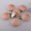 Clip en bois pour sucette en bois, taille personnalis&eacute;e, Clip en bois pour bretelles