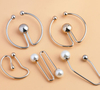 Fibbia a clip in metallo staccabile di forma irregolare per costumi da bagno, costumi da bagno, sciarpe