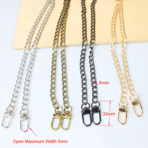 Tasaccessoires Metalen taskettingriem Hardwarekettingriem Schouderbanden voor tassen Handtassen Portemonnee