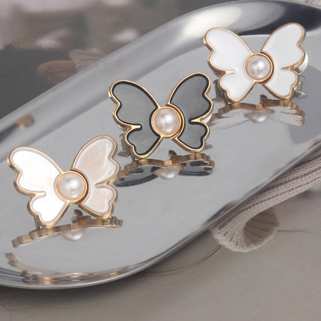 바지 청바지 바지용 탈착식 나비 모양 허리 확장 단추를 꿰매지 않음