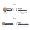 Longitud de accesorios de pantalones Longitud de 54 mm Los jeans el&aacute;sticos Extender no botones de costura extensor