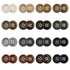 Disponibile Bottone rotondo in resina decorativa a 4 fori in plastica stile semplice all'ingrosso da 15 mm 20 mm per camicia