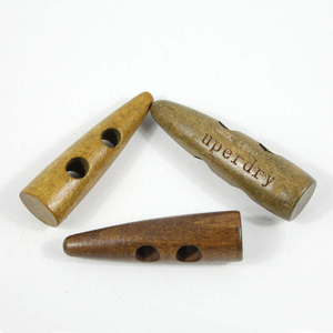Bot&oacute;n de palanca de capa de madera natural personalizado de color 30 mm 40 mm 50 mm 60 mm