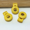 Bouchon &agrave; ressort rond &agrave; trou unique, hauteur 27mm, largeur 18mm, extr&eacute;mit&eacute; du cordon, verrouillage du cordon, bouchon en plastique