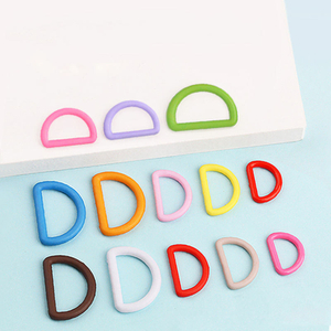 Kleurrijke nylon D-vormige ringgesp Multi-size riem D-ringsluiting voor tassenband