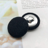 En stock, venta al por mayor, costura colorida en botones de v&aacute;stago cubiertos de tela con forma de seta