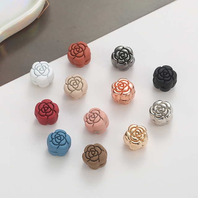 Groothandel 12,5 mm verstelbare kleurrijke magneet hijab sjaal veiligheidsspelden knop