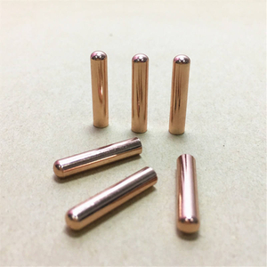Kordelkappe in mehreren Gr&ouml;&szlig;en, runde Messing-Aglet-Metall-Endkordelspitze