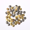Aangepaste fancy plating platte plastic ABS vier gaten naaien knop voor shirt 