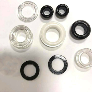 Op maat gemaakt transparant plastic oogjes oogje van polyester