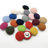 Boutons &agrave; tige recouverts de tissu en forme de champignon, couture color&eacute;e, vente en gros, en stock