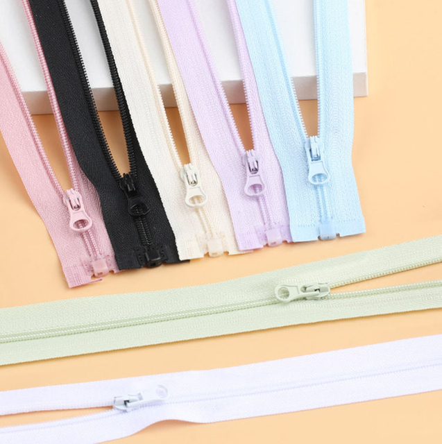 30cm 40cm 50cm 60cm 70cm Aangepaste kleurrijke 3 # nylon plastic ritsen