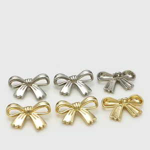 20 mm 22,5 mm 28 mm boogvorm holle decoratieve metalen schachtknop voor kleding