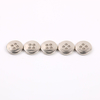 Aangepaste fancy plating platte plastic ABS vier gaten naaien knop voor shirt 
