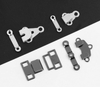 Verschiedene Metall-Hosenhaken und Stangen-Set im Gro&szlig;handel, unsichtbare Rockhaken zum Aufn&auml;hen, Hosen-Taillenverschluss f&uuml;r Anzug, Hose, Rock, Kleidungszubeh&ouml;r